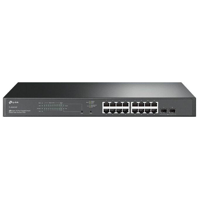 TP-Link TL-SG2218P Switch di Rete L2-l2 Gigabit Ethernet 10-100-1000 Supporto Power Over Ethernet 1u Nero