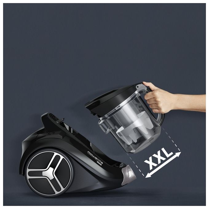 Rowenta RO4B63 Compact Power XXL Aspirapolvere Senza Sacco 750 W Miniturbo Spazzola