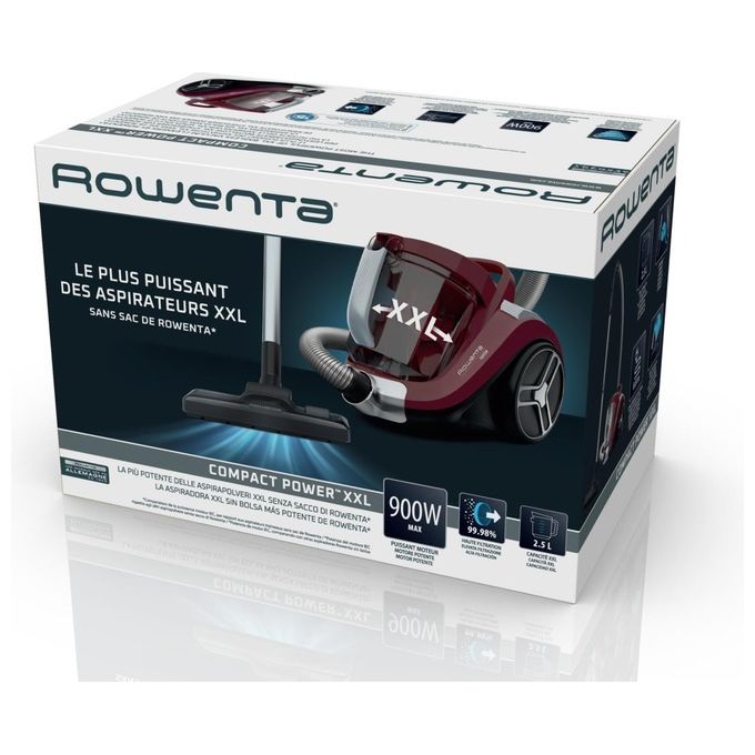 Rowenta RO4B63 Compact Power XXL Aspirapolvere Senza Sacco 750 W Miniturbo Spazzola