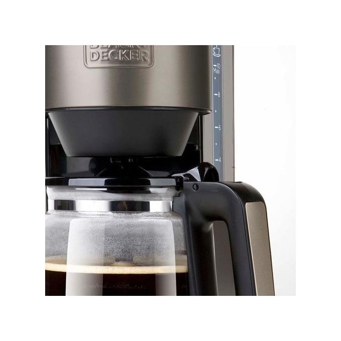 Black+Decker Caffettiera Digitale a Filtro Permanente 1000W