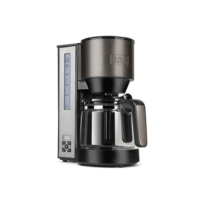 Black+Decker Caffettiera Digitale a Filtro Permanente 1000W
