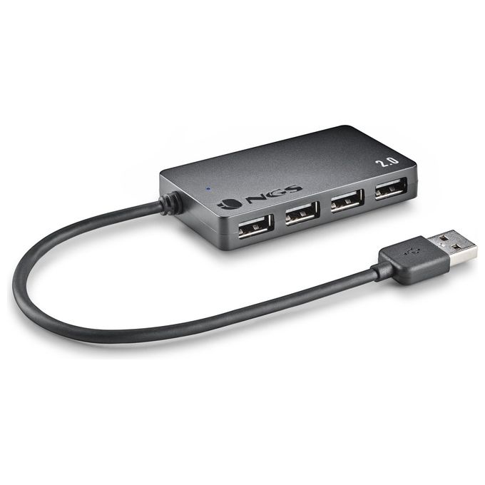 NGS IHUB4 TINY USB 2.0 480 Mbit-s Nero