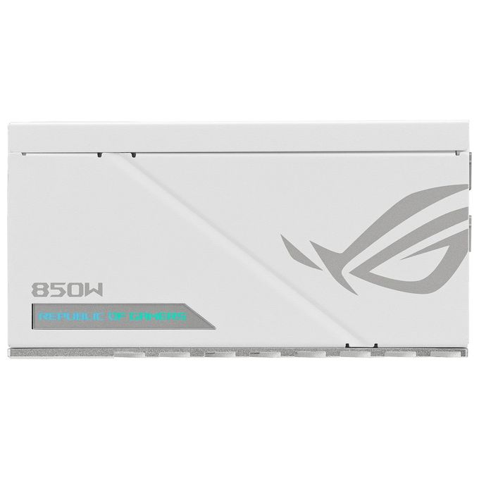 ASUS ROG Loki 850W Platinum Alimentatore completamente modulare 80 Platinum Lambda A compatibile ATX 3.0 supporto PCIe 5.0 Ventola ARGB PWM da 120 mm Aura Sync Bianco