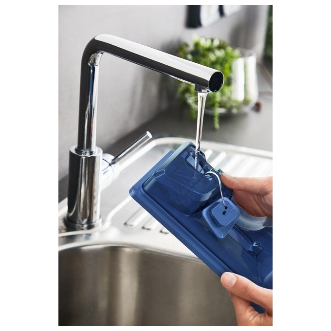 Rowenta X-Force Flex 9.60 RH20C0 Aspirapolvere senza Filo Argento-Blu Senza Sacchetto