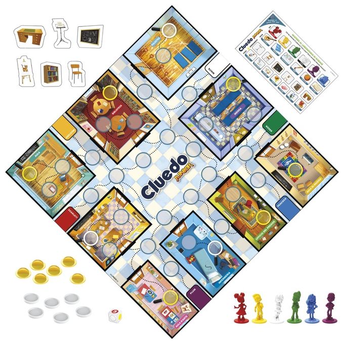 Hasbro Gioco di Societa' Cluedo Junior Refresh