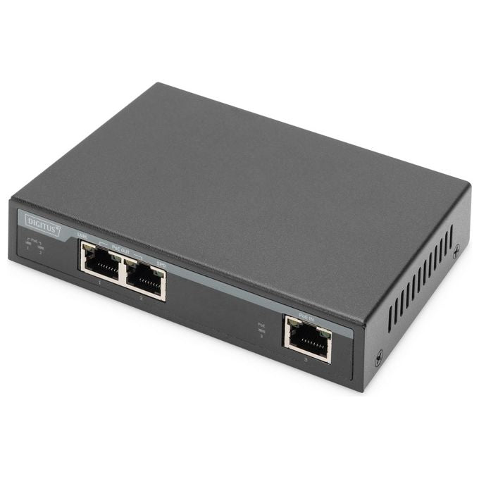 Digitus Estensore 2 Porte Gigabit 4P Poe Extender 802.3at 60W