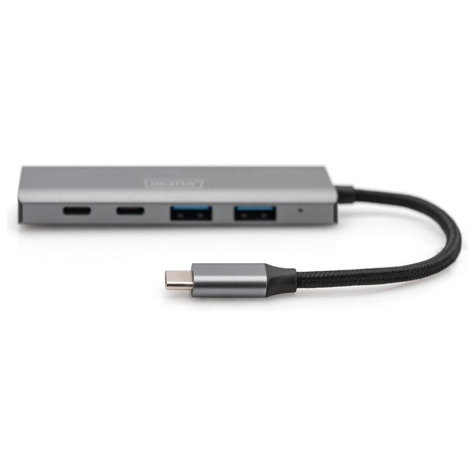 Digitus Hub Usb-C 4 Porte 2x Usb A  2x Usb-C