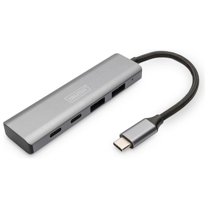 Digitus Hub Usb-C 4 Porte 2x Usb A  2x Usb-C