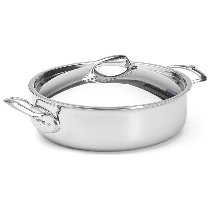 De Buyer Affinity Pentola Bassa con Coperchio 28cm