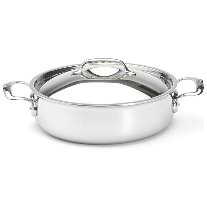 De Buyer Affinity Pentola Bassa con Coperchio 28cm