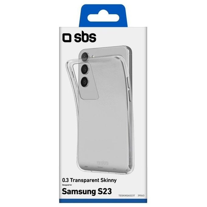 Sbs Cover Skinny per Samsung Galaxy S23 Trasparente