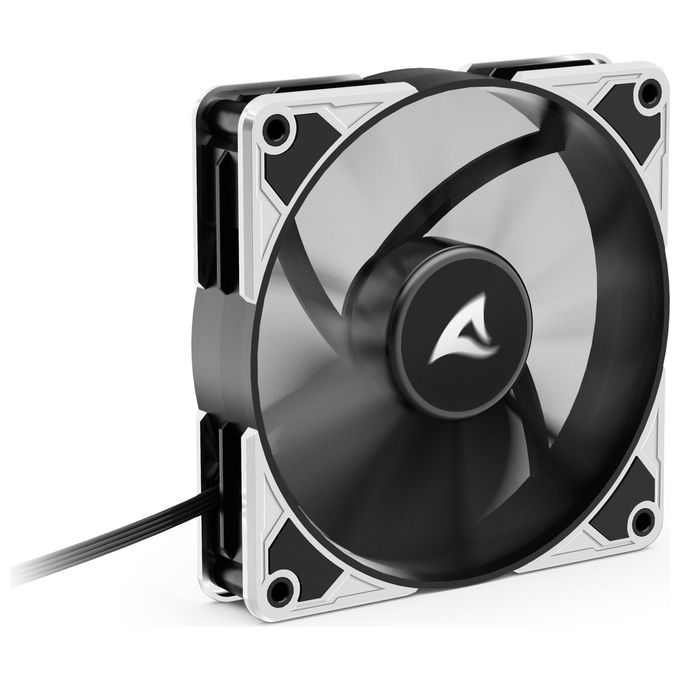 Sharkoon SilentStorm BW120 PWM Case per Computer Ventilatore 12cm Bacca