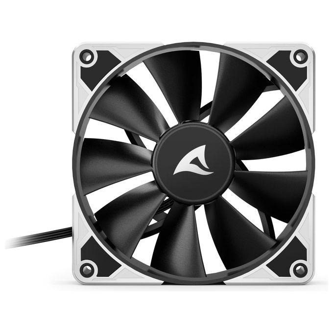 Sharkoon SilentStorm BW120 PWM Case per Computer Ventilatore 12cm Bacca