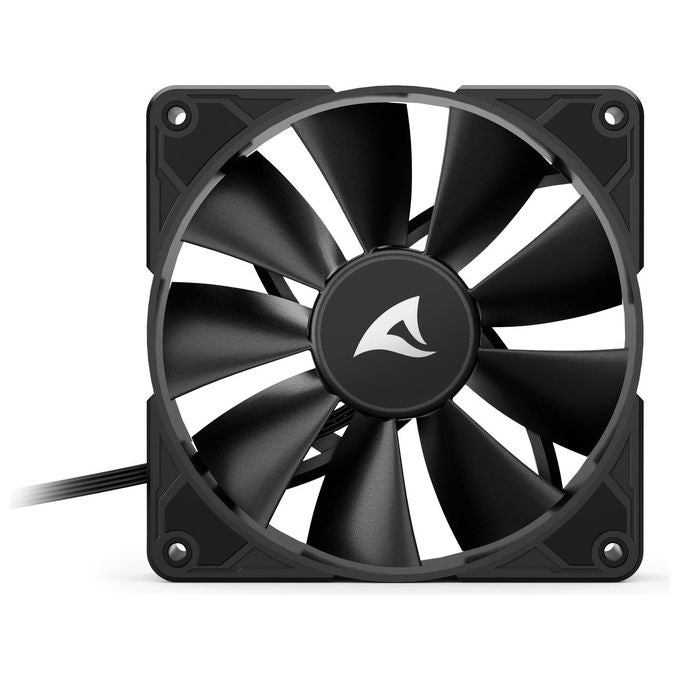 Sharkoon SilentStorm BW120 PWM Case per Computer Ventilatore 12cm Bacca