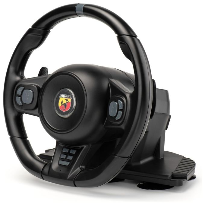 Platum Volante e Pedaliera Simulatore di Guida Abarth Multipiattafor