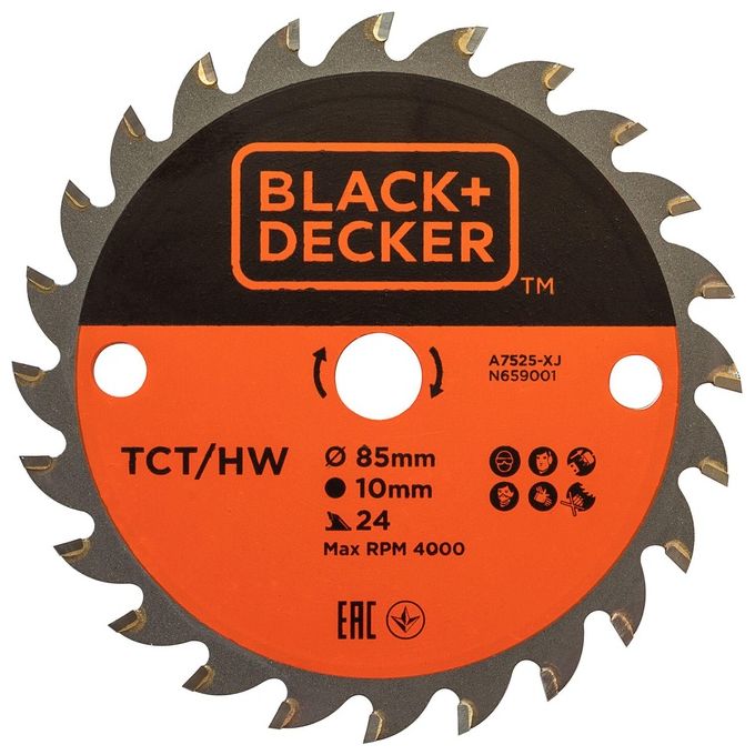 Black+Decker Lama TCT 85 F.10 24d.a7525-xj