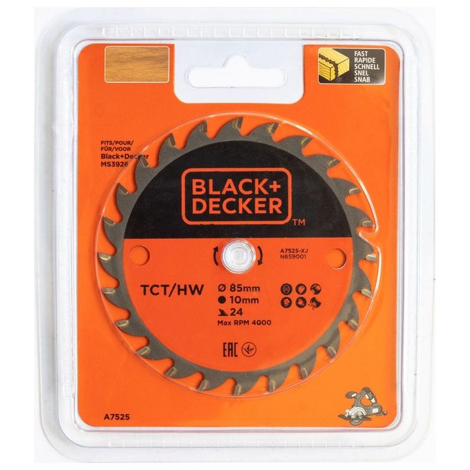Black+Decker Lama TCT 85 F.10 24d.a7525-xj