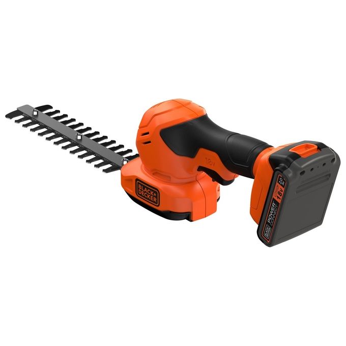 Black + Decker tagliasiepi e cesoia a batteria 18v bcss18d1 2 in 1