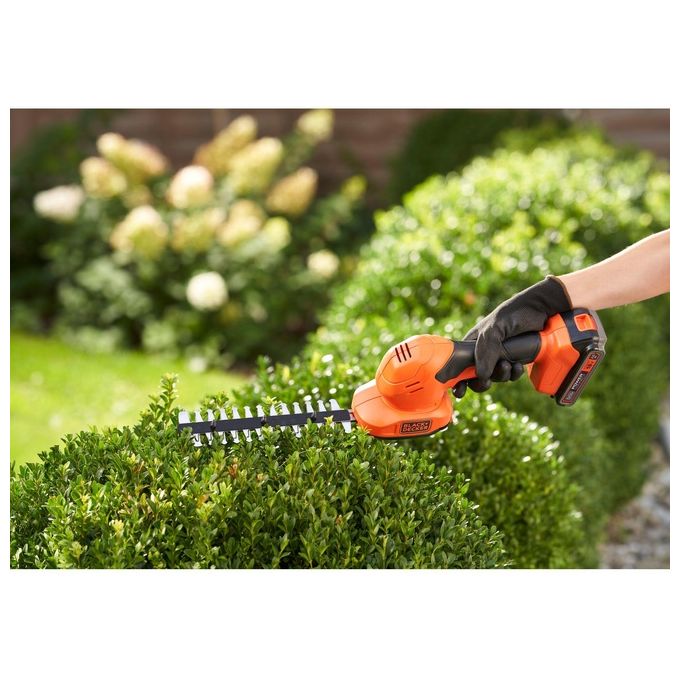 Black + Decker tagliasiepi e cesoia a batteria 18v bcss18d1 2 in 1