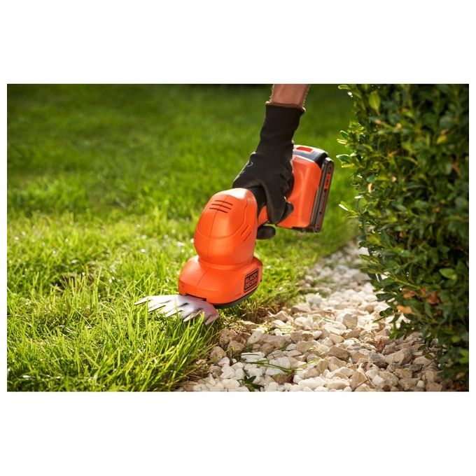 Black + Decker tagliasiepi e cesoia a batteria 18v bcss18d1 2 in 1