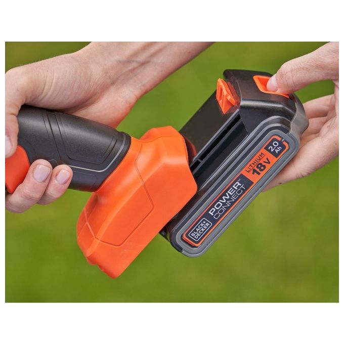Black + Decker tagliasiepi e cesoia a batteria 18v bcss18d1 2 in 1