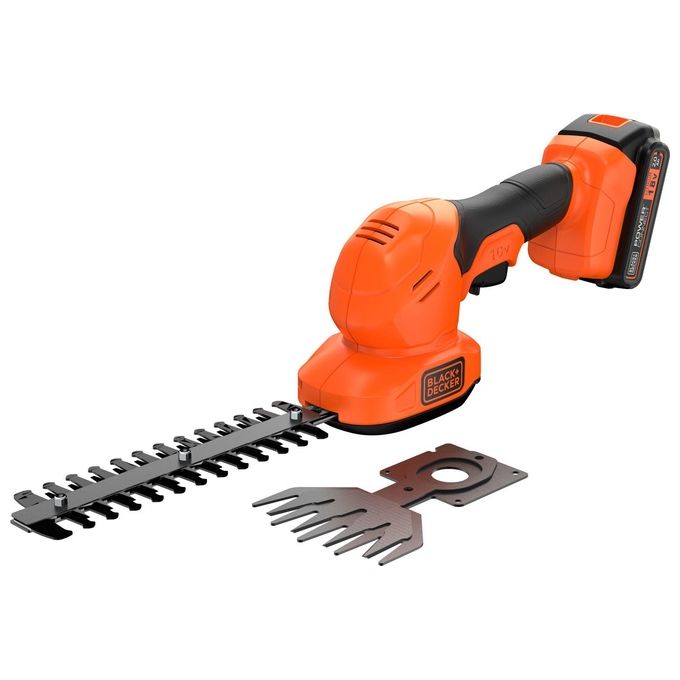 Black + Decker tagliasiepi e cesoia a batteria 18v bcss18d1 2 in 1