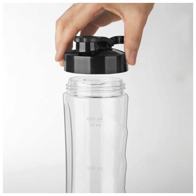 Black+Decker BXJBA350E Frullatore con Caraffa Portatile 300W