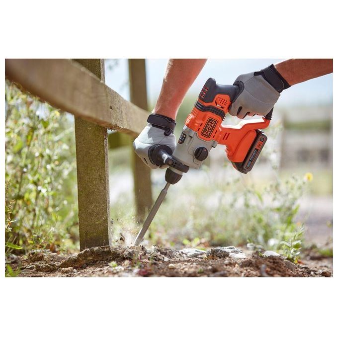 Black+Decker BCD900D1S Tassellatore 18V Sds