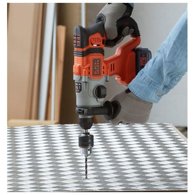 Black+Decker BCD900M1K Tassellatore 18V Sds