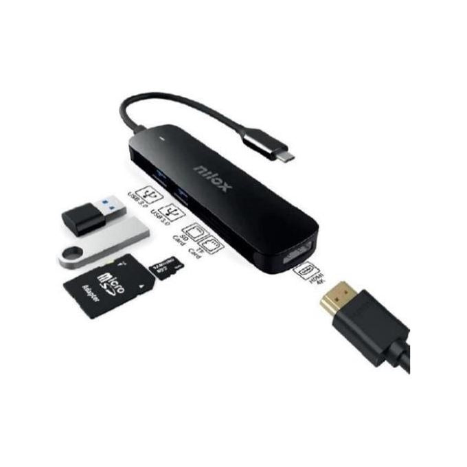 Nilox NXDSUSBC05 Dock Usb-C Hdmi 2x Usb 3.0