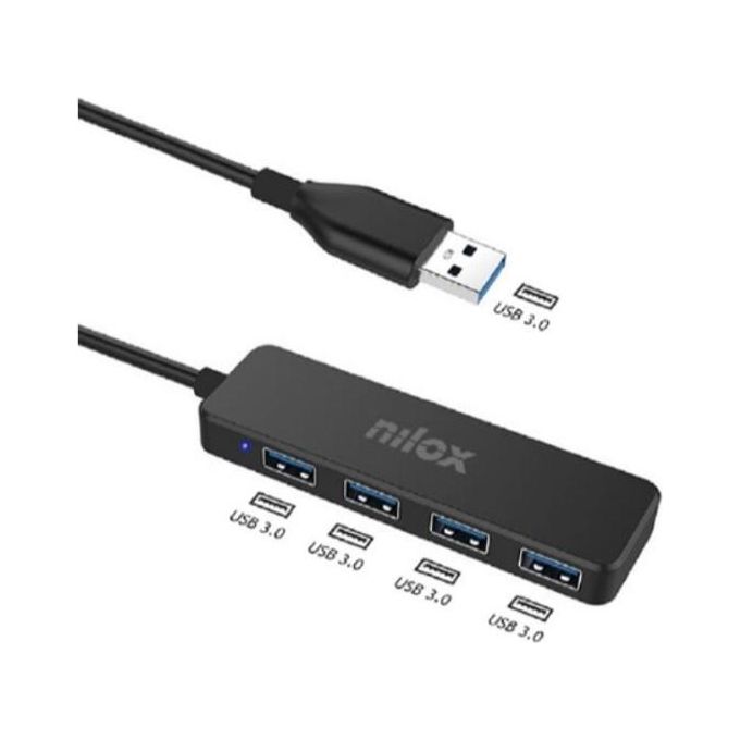 Nilox NXHUB402 Hub Usb 4 Porte Usb 3.0