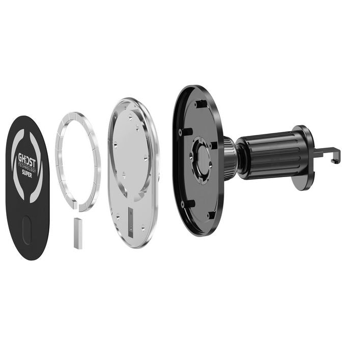 CELLY Ghost SuperMag Supporto Cellulare Auto con Magnete per una Posizione Stabile e Sicura Durante la Guida