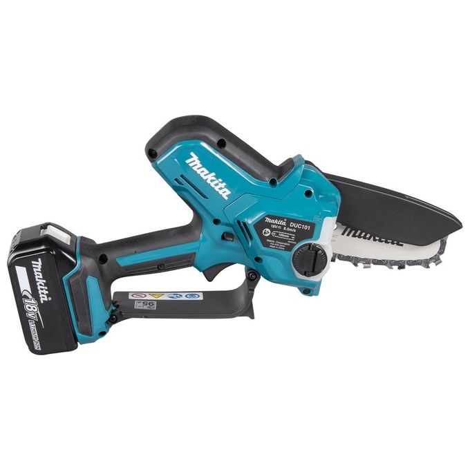 Makita DUC101Z Seghetto a Batteria per Potatura (fornito senza batterie e caricabatterie)
