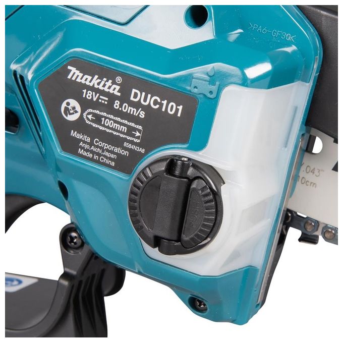 Makita DUC101Z Seghetto a Batteria per Potatura (fornito senza batterie e caricabatterie)