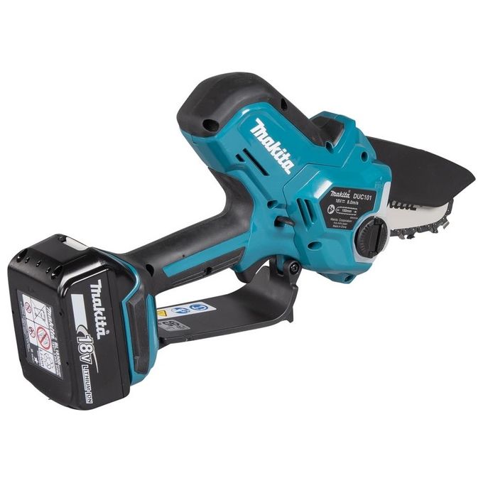 Makita DUC101Z Seghetto a Batteria per Potatura (fornito senza batterie e caricabatterie)