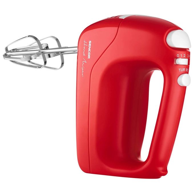 Sencor Mixer 300W 5 Velocita' Rosso Lunghezza Cavo 1.20mt