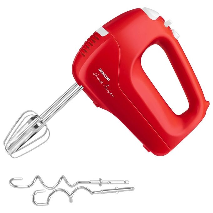 Sencor Mixer 300W 5 Velocita' Rosso Lunghezza Cavo 1.20mt