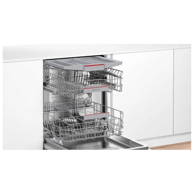 Bosch SMV6YCX02E Lavastoviglie da incasso a scomparsa totale 60 cm 14 coperti Classe A Wi-Fi Home Connect EcoSilence Drive PerfectDry (Zeolite) AquaStop 44 dB VarioDrawer
