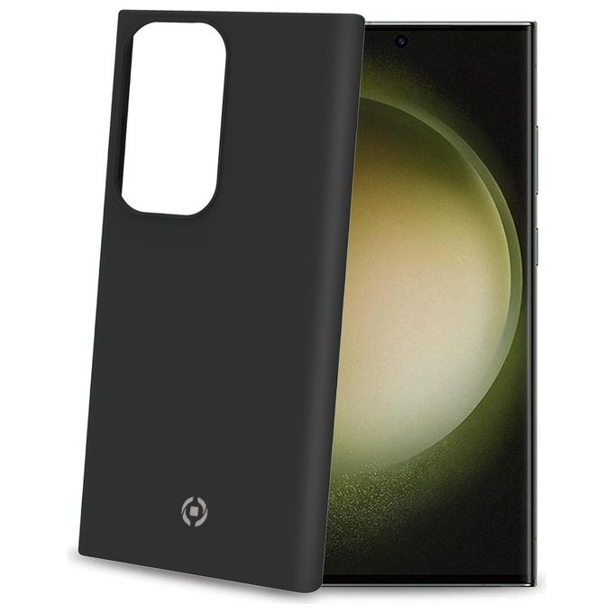 Celly Cromo Cover per Samsung Galaxy S23 Ultra 5G Nero