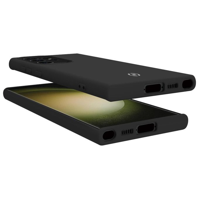 Celly Cromo Cover per Samsung Galaxy S23 Ultra 5G Nero