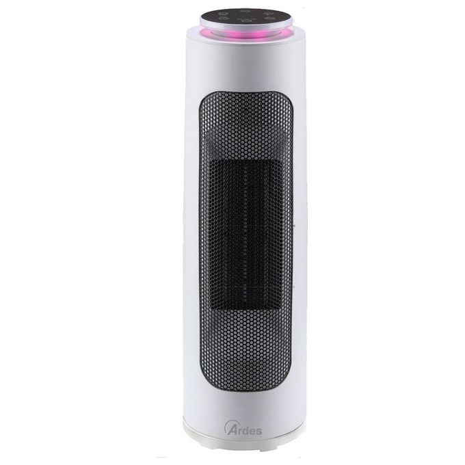 Ardes AR4P19 Termoventilatore Pin a Torre 44cm Illuminazione Led 4 Colori con Telecomando