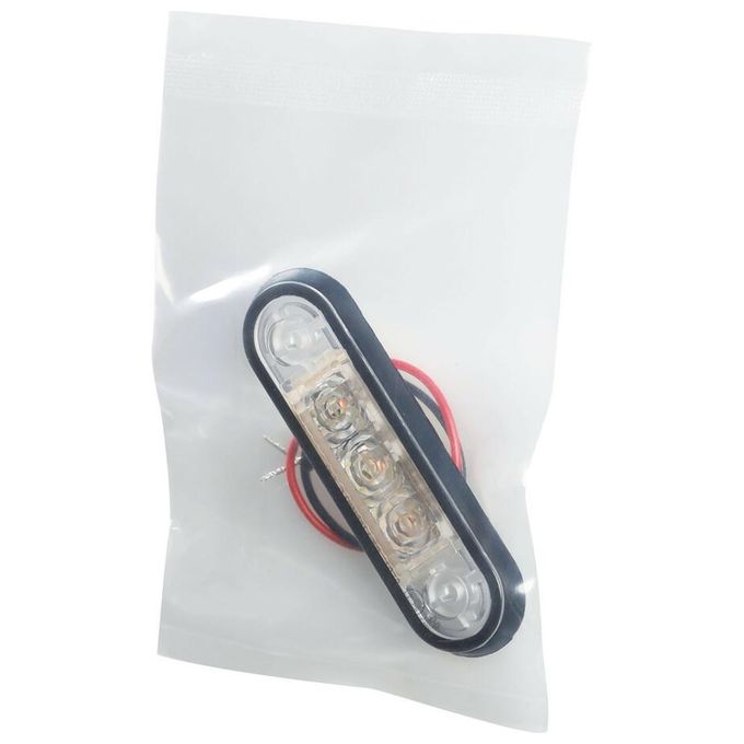 Lampa Set 20 pz, luce ingombro a 3 Led, montaggio ad incasso, 12-24V - Bianco