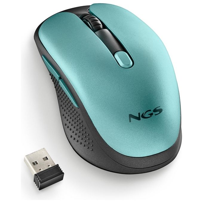 NGS EVO RUST Mouse Mano Destra RF Wireless Ottico 1600 DPI