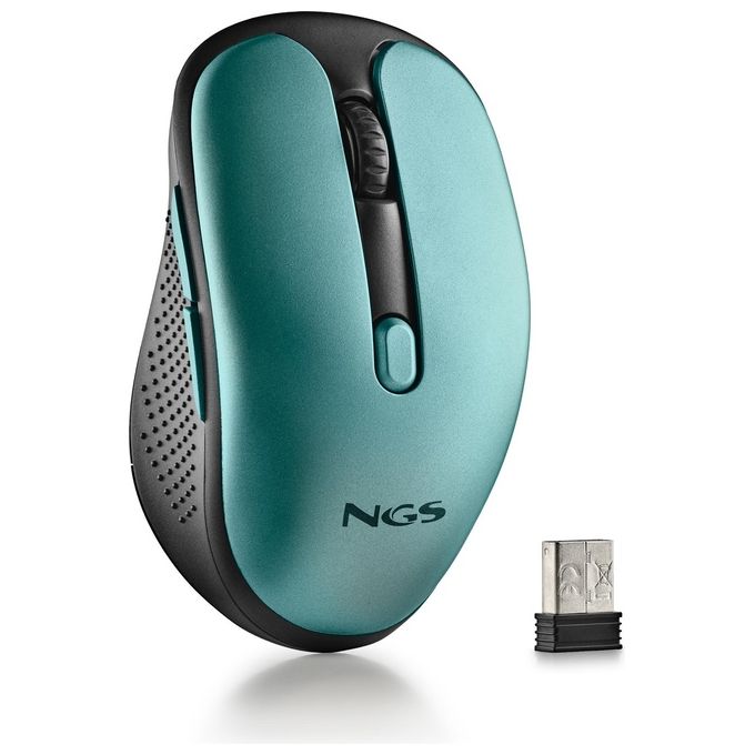 NGS EVO RUST Mouse Mano Destra RF Wireless Ottico 1600 DPI