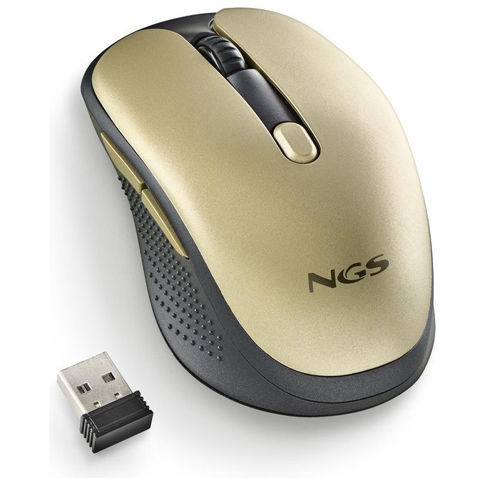 NGS EVO RUST Mouse Mano Destra RF Wireless Ottico 1600 DPI