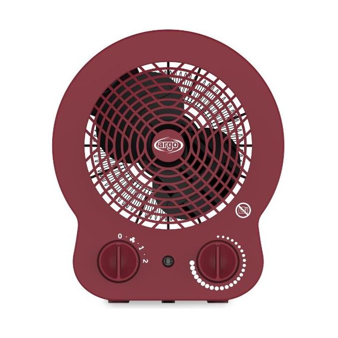 Argo Dori Berry Stufetta Elettrica 2000 watt Rossa