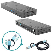 I-Tec USB 3.0 - USB-C - Thunderbolt 3x 4K Docking Station Gen 2  Power Delivery 100W