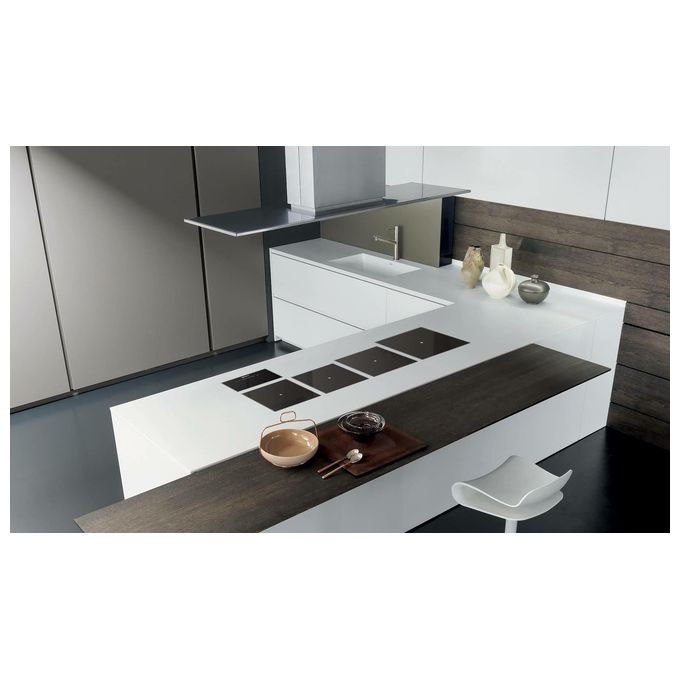 Foster 7366 350 Piano Cottura a Induzione Modulare Quadra in Vetroceramica 1 Zona Touch Control 35 cm Nero