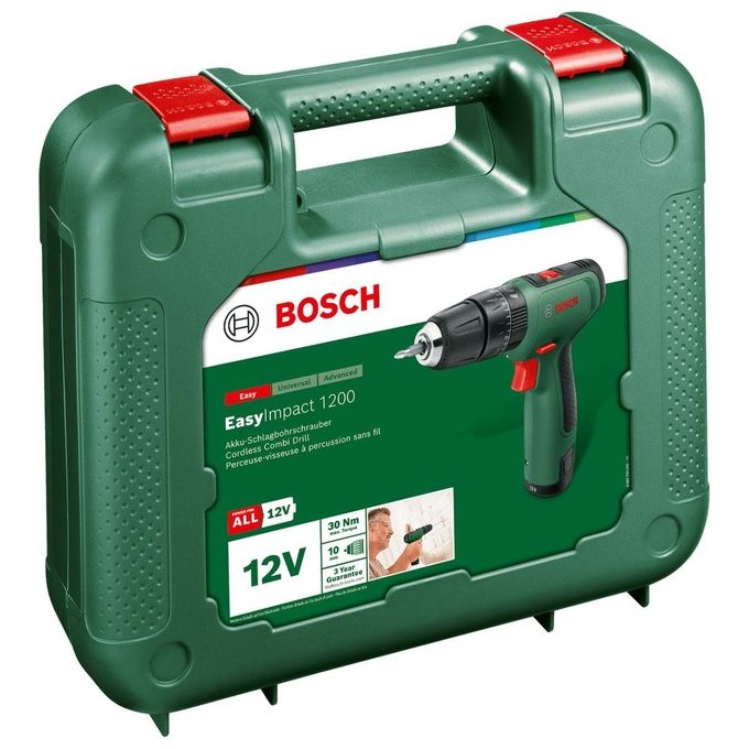Bosch Trapano Avvitatore a Batteria EasyImpact 1200