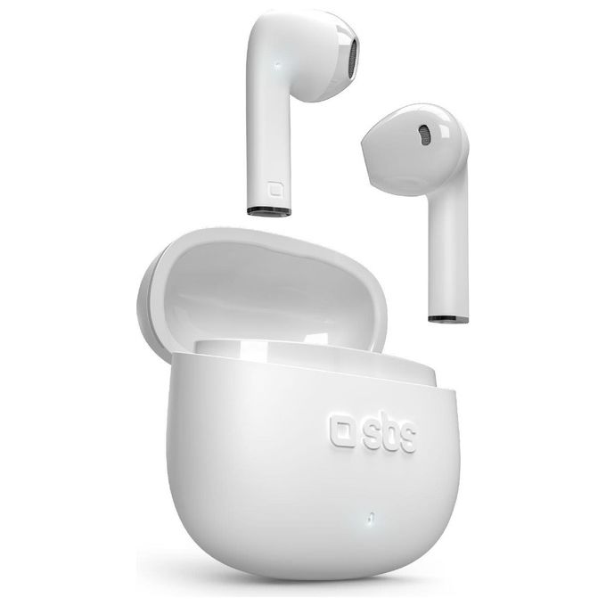 Sbs TWS One Color White Auricolari TWS Base di Ricarica da 300mAh Bianco